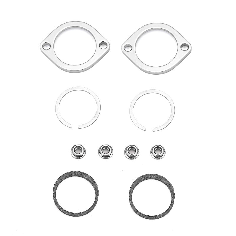 WeiSen Exhaust Flange Gasket Kit Compatible with Harley Big Twin Models 1984-UP Evolution Sportster 1986-UP Twin Cam Models 1999-UP - Image 1